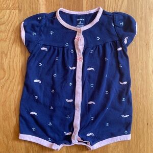 6M Carter’s Anchor and Whale Romper